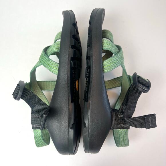 Chaco Green and Black Women's Sandals - Picture 8 of 10